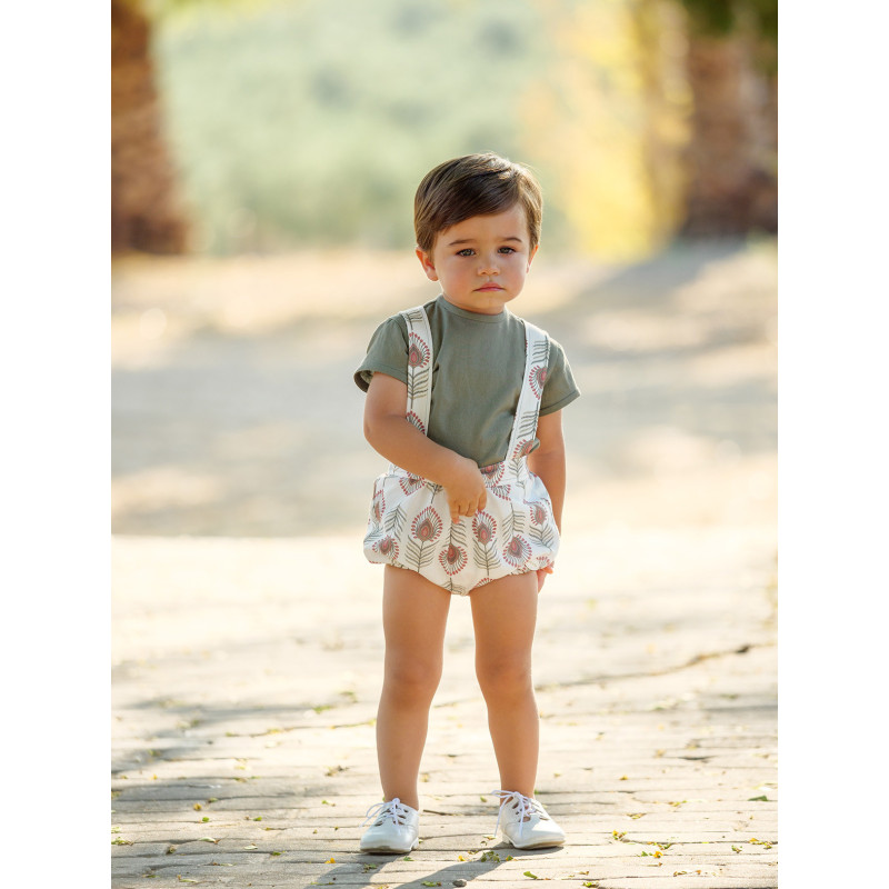 Conjunto de bebé estampado étnico