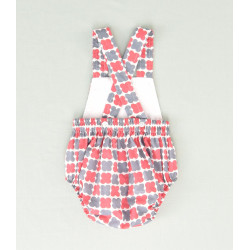Rana de bebe estampado azul rojo 2