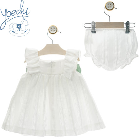 Vestido bebe con braguita Romance