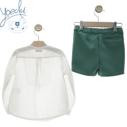 Traje infantil camisa y bermuda Romance 2