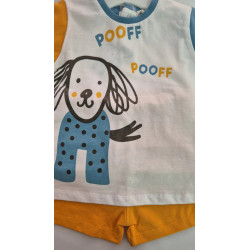 Chándal camiseta y pantalón perrito.
