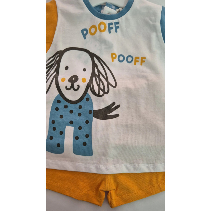 Chándal camiseta y pantalón perrito.