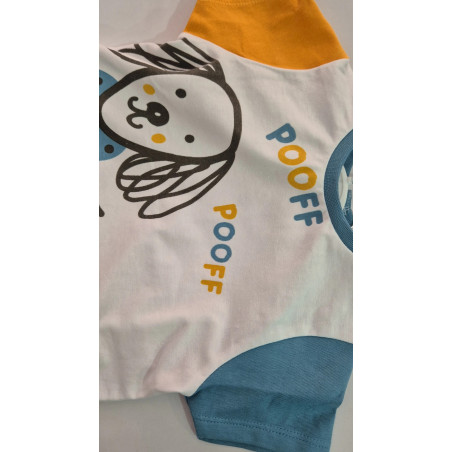 Chándal camiseta y pantalón perrito.