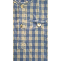 Camisa de niño infantil bambula vichy