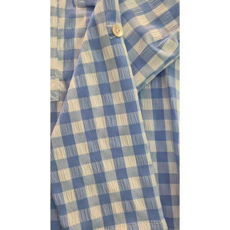 Camisa de niño infantil bambula vichy