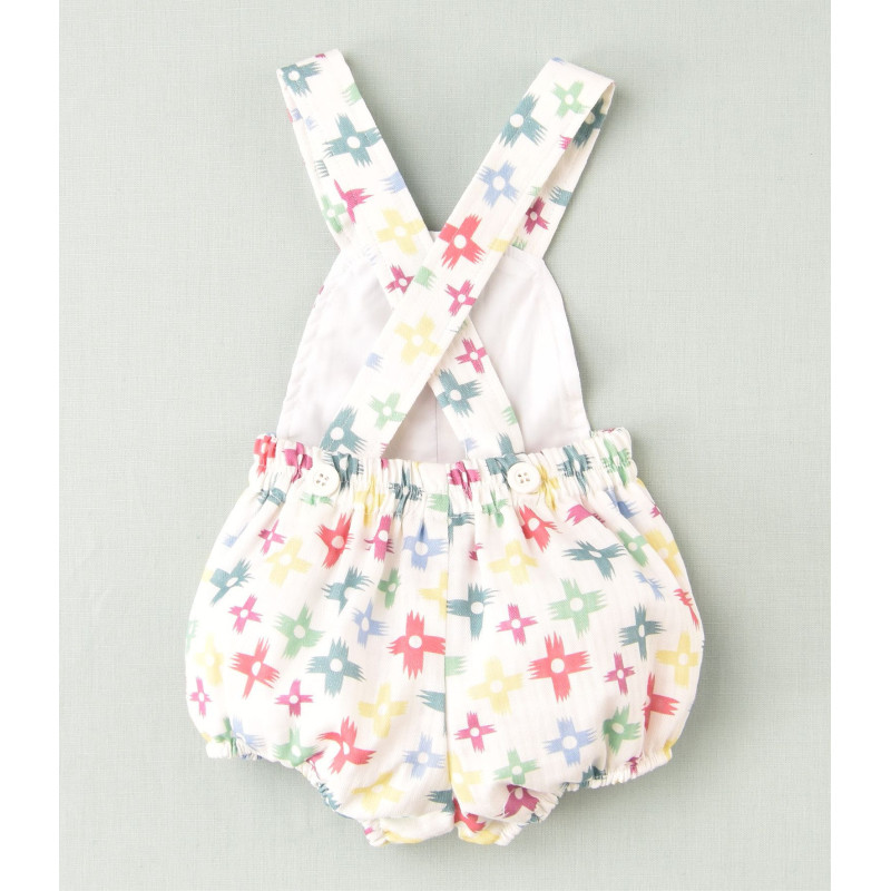 Peto de bebé estampado multicolor