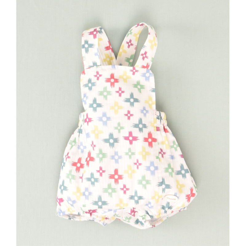 Peto de bebé estampado multicolor