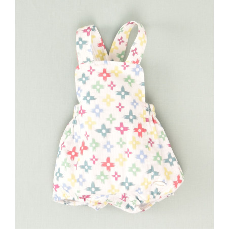 Peto de bebé estampado multicolor