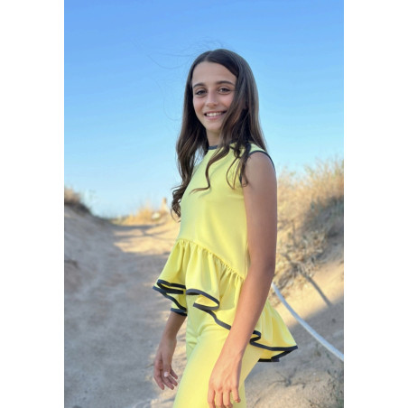 Conjunto de niña teen pantalón y blusa