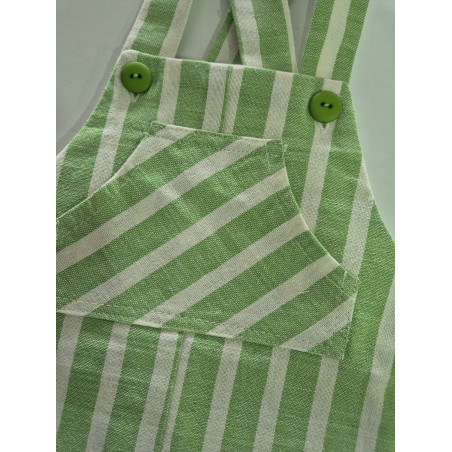 Peto bolsillo canguro rayas