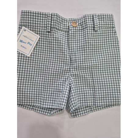 Pantalón de niño infantil cuadro vichy