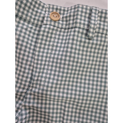 Pantalón de niño infantil cuadro vichy 2