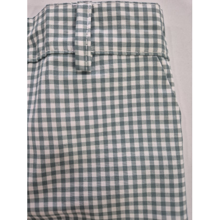 Pantalón de niño infantil cuadro vichy