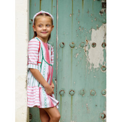 Vestido infantil rayas 2