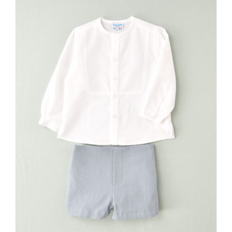 Conjunto infantil de niño camisa casaca