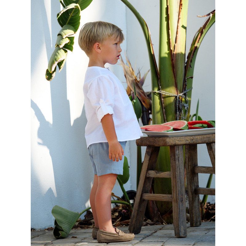 Conjunto infantil de niño camisa casaca