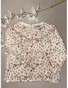Blusa vintage flores