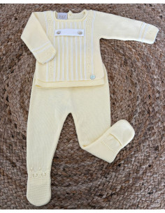 Conjunto de bebé de polaina Bico