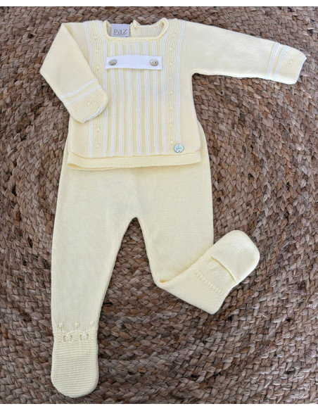 Conjunto de bebé de polaina Bico