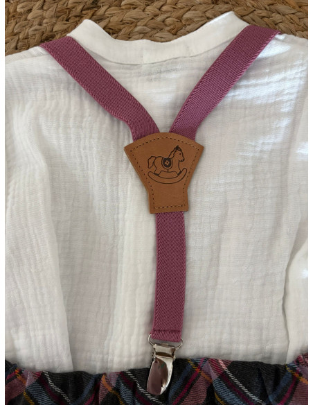 Conjunto bebe con tirantes familia Cachemira