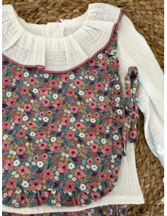 Conjunto bebe niña 3 piezas familia Cachemira 2