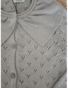 Rebeca calada con cuello gris 2
