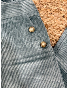 Pantalón pana largo niña "Pompón" 2