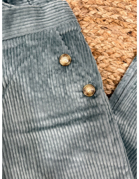 Pantalón pana largo niña "Pompón"
