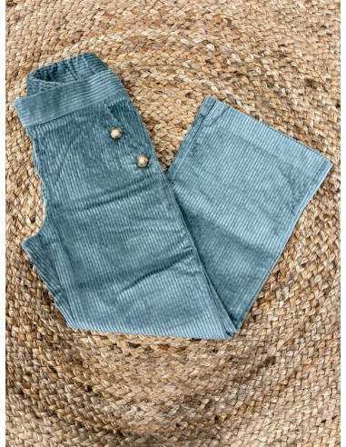 Pantalón pana largo niña "Pompón"