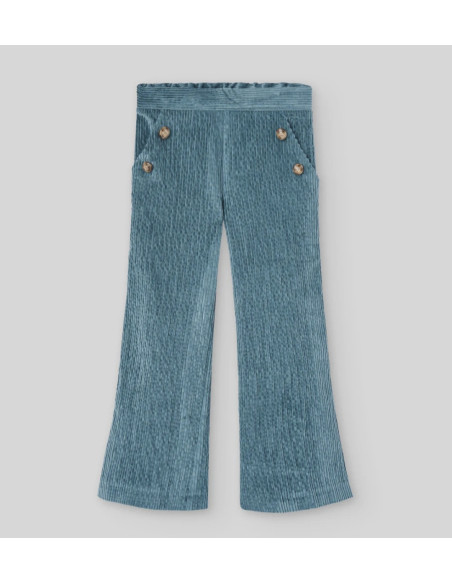 Pantalón pana largo niña "Pompón"