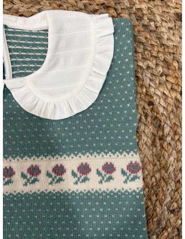 Jersey niña con cuello "Pompón"