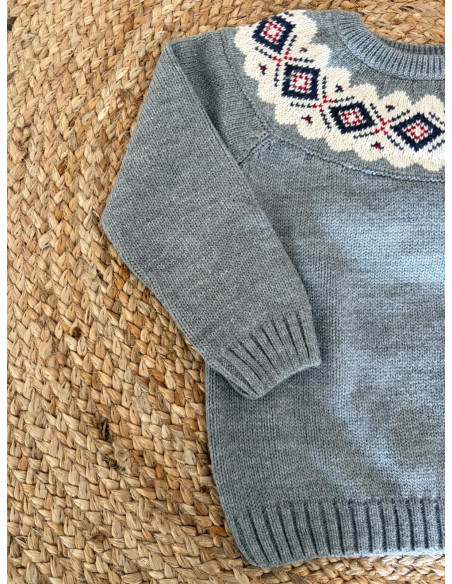 Jersey niño con cenefa