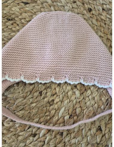 Conjunto tres piezas, braguita, capota y botitas