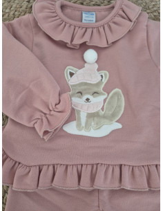 Chandal bordado con volante 2