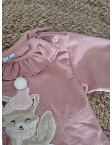 Chandal bordado con volante