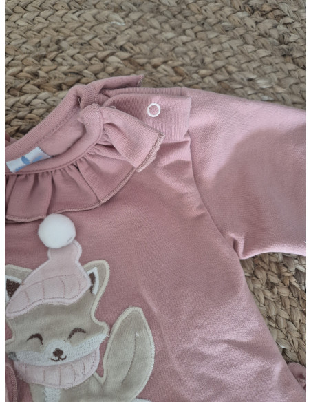 Chandal bordado con volante