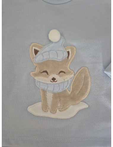 Chandal de niño bordado zorrito