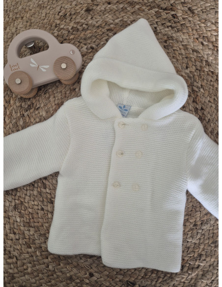 Chaquetón básico de punto doble