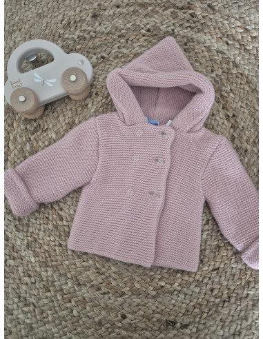 Chaquetón básico de punto doble