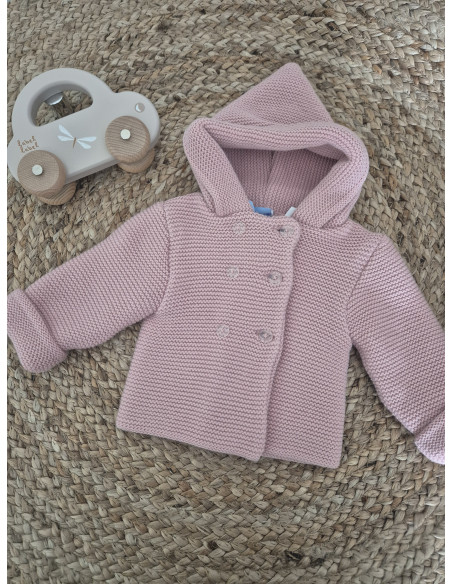 Chaquetón básico de punto doble