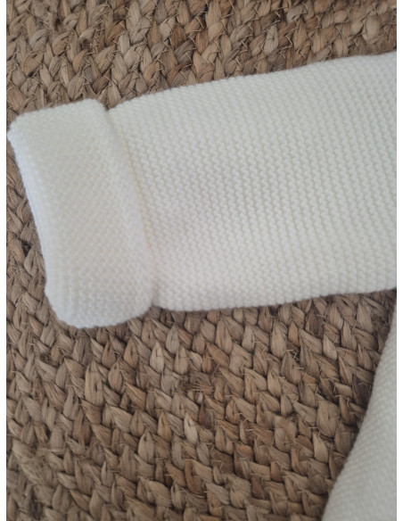 Chaquetón básico de punto doble