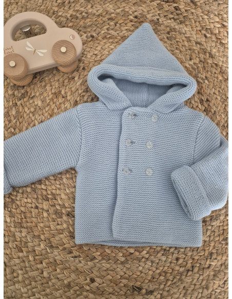 Chaquetón básico de punto doble