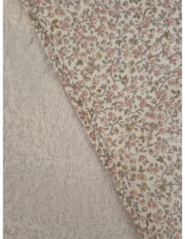 Capa de baño flores liberty