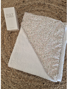 Capa de baño flores liberty