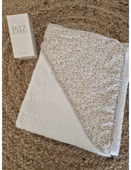 Capa de baño flores liberty