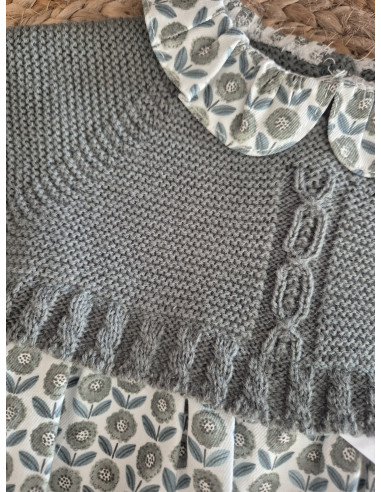 Pelele flores verdes