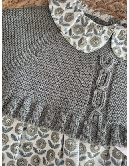 Pelele flores verdes