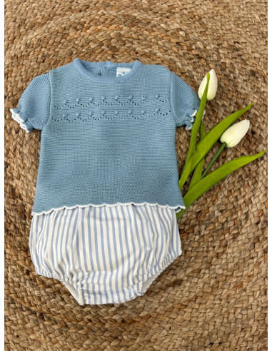 Conjunto 2 piezas rayas