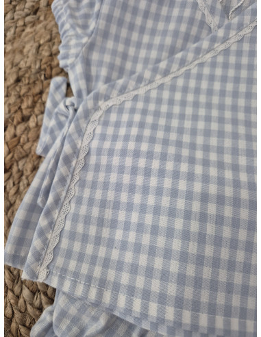 Conjunto estampado vichy cruzado