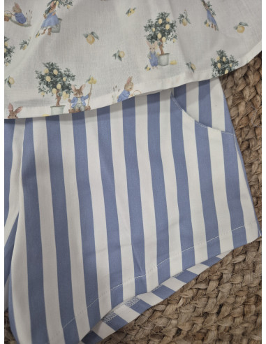 Conjunto de  niña conejitos.